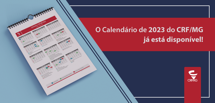 Confira o calendário de funcionamento do CRF/MG em 2023